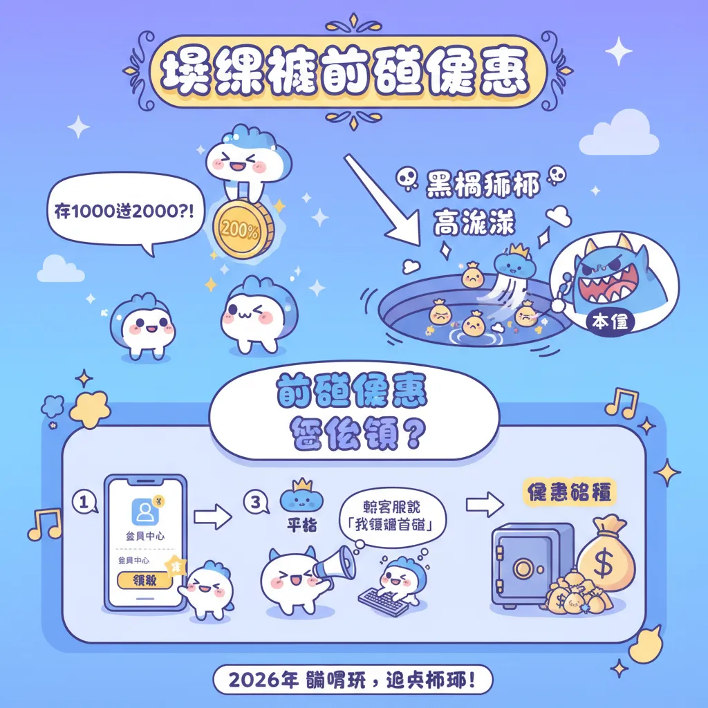 娛樂城首儲優惠怎麼領？避開高流水與黑網陷阱