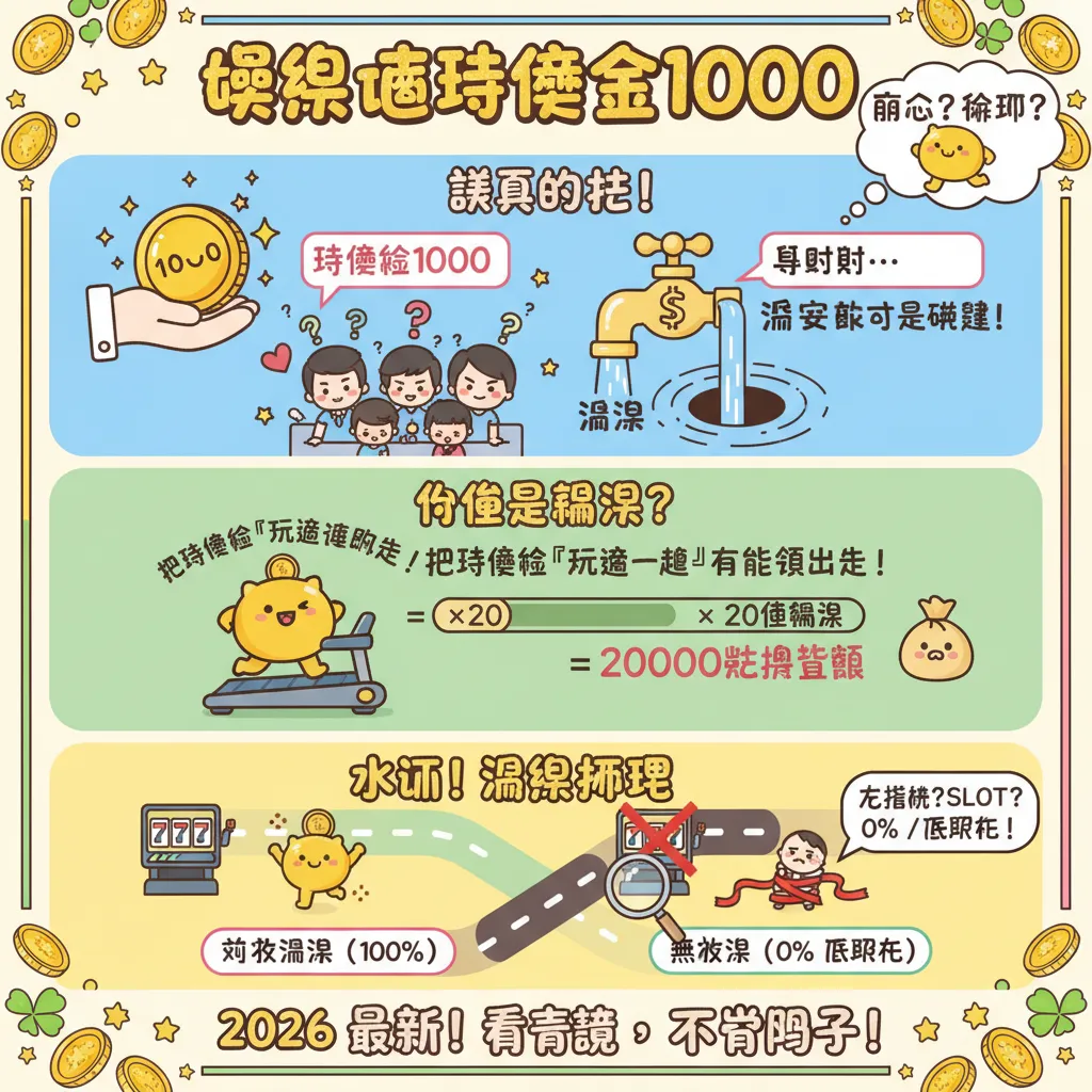 新手必看：領取娛樂城體驗金1000的真實流水要求