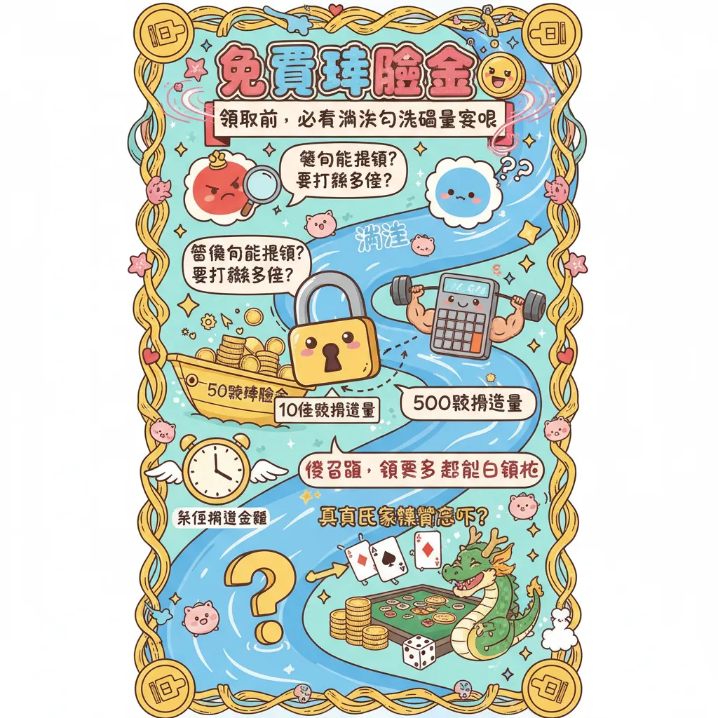 領取免費體驗金前，必看流水與洗碼量要求