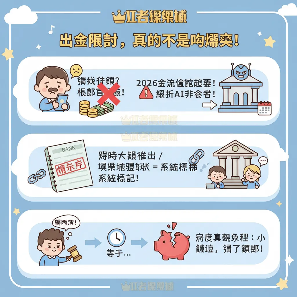 娛樂城出金限制要注意，小心帳戶被鎖變警示戶