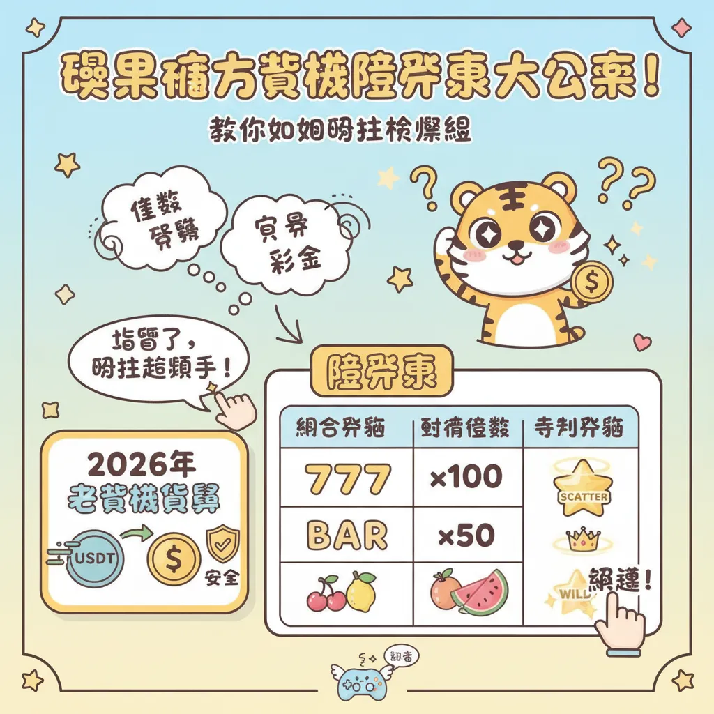 娛樂城老虎機賠率表大公開，教你如何押注拿獎勵