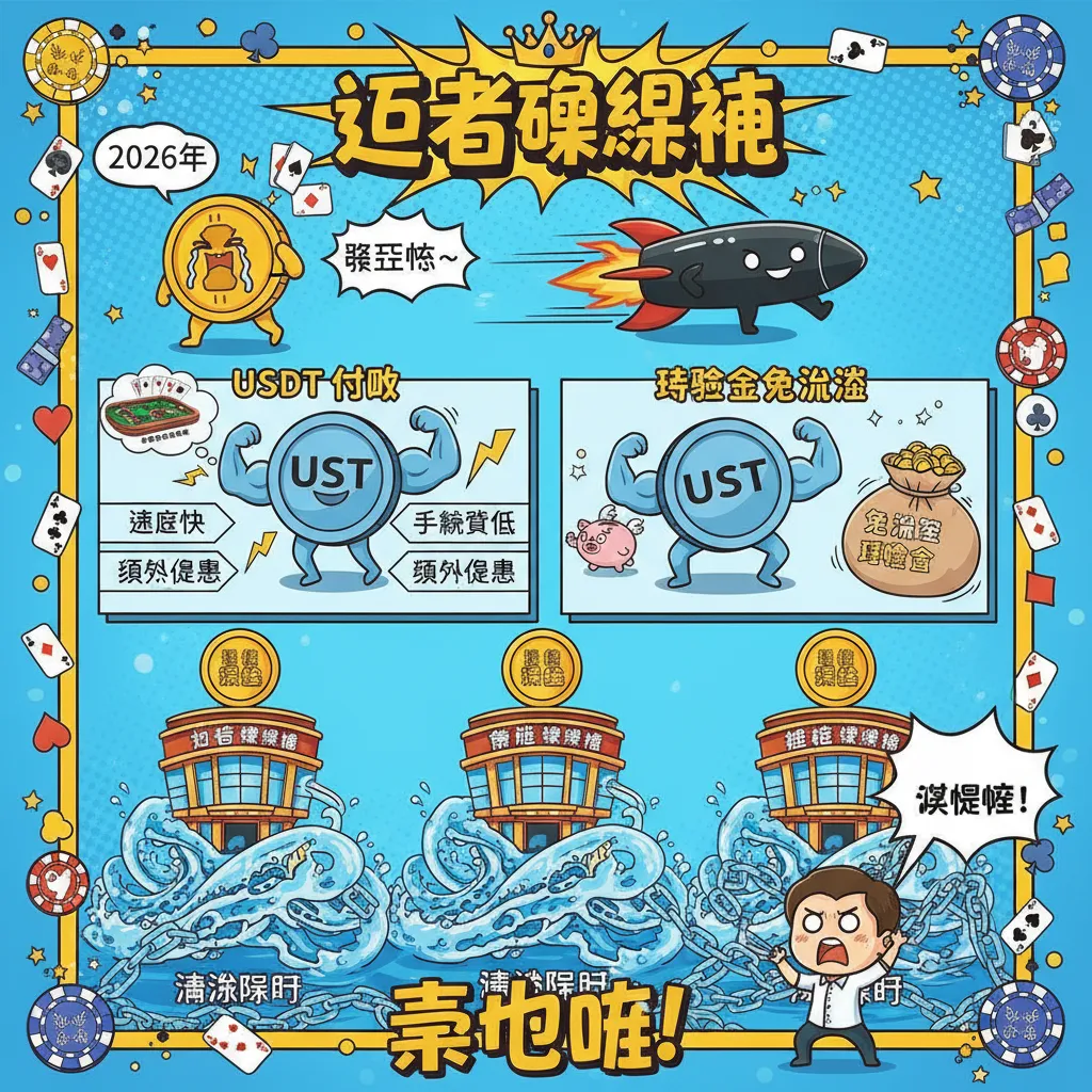 用USDT玩遊戲更划算！體驗金免流水領取攻略公開
